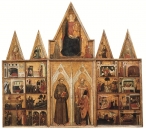 Ottana (Nuoro), Chiesa di San Nicola: Maestro delle Tempere francescane, polittico di Ottana Ottana (Nuoro), Chiesa di San Nicola: Maestro delle Tempere francescane, polittico di Ottana