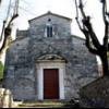 Pieve di Camaiore (Lucca), chiesa di S. Stefano e S. Giovanni Battista, facciata.